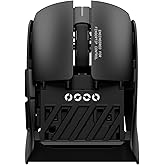 Pulsar Gaming Gears Pulsar Lab X2F Wireless Gaming Mouse, Mini, Black | Ultra Lightweight 1.34 oz (38g), Symmetrical, Flat Side, Center Hump, Fingertip Grip, XS-1, HUANO Switch, 32K DPI, 8K