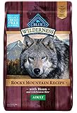 Blue Buffalo Wilderness Rocky Mountain Recipe High Protein Grain Free, Natural Adult Dry Dog Food, Bison 22-lb