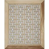Stellar Air Wood Decorative Return Air Grille, Heavy Duty Decorative Wall Grille for Home, Walls, and Ceilings Vents (not for