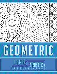 Geometric Coloring Book - LENS Traffic: 8.5" x