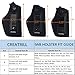 CREATRILL Inside The Waistband Holster | Compatible with M&P Shield 9mm.40.45 Auto/Glock 26 27 29 30 33 / Ruger LC9, LC380 / Springfield XD & Similar Pistols | Gun Concealed Carry IWB Holster