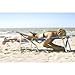 Ostrich 3 N 1 Beach Chair/Lounger Stripe with Removeable Side Tray