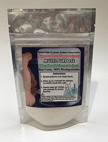35 Grams Sodium Polyacrylate - Superabsorbent Diaper Polymer
