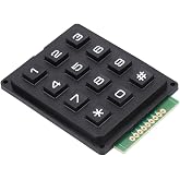 MOPFOL Keyboard Module 12 Key 3x4 Push Button Keypad &ndash; External Numeric Keypad for Microcontroller Projects, with Star and Hash Symbols