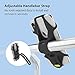 BONE】 Bike Tie 2, Universal Bike Phone Mount for Handlebar, Bicycle Scooter Moped Handlebar Stroller Cell Phone Holder for iPhone 13 12 11 Pro Max Mini XS XR 8 7 6 Plus (Black)