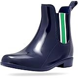 babaka Rain Boots for Women Waterproof Ankle Rain Shoes for Ladies Chelsea Boots