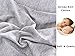 PURE ERA Solid Cotton Ultra Soft Heather Jersey Knit Home Bedding 3 Pieces Duvet Cover Set,1 Comforter Cover and 2 Pillow Shams Incanus King Size