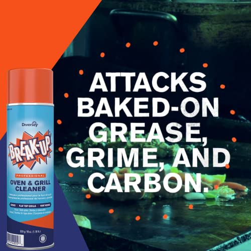 Diversey CBD991206 BreakUp Professional Oven & Grill Cleaner, Heavy