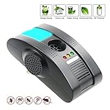 Ultrasonic Pest Control Repellent - Electronic Wall Plug in Unit. Best Repeller for Rodents, Cockroaches, Insects, Rats, Mice, Roaches, Wasps, Spiders, Flies, Fleas.