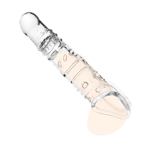 Penis Sleeve Extender Delay Ejaculation Reusable Condom Soft Flexible Penis  Enlarger Cover Adults Sex Toys for Men Dick Enlarger (Color : S) in Saudi  Arabia