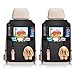 [Upgraded]Oneisall Kick Mats Back Seat Protector, Waterproof Car Behind Seat Organizer Large Seat Back Protectors, Tablet Holder for Children Kids Allows for Use of Earphone(2 Pack)