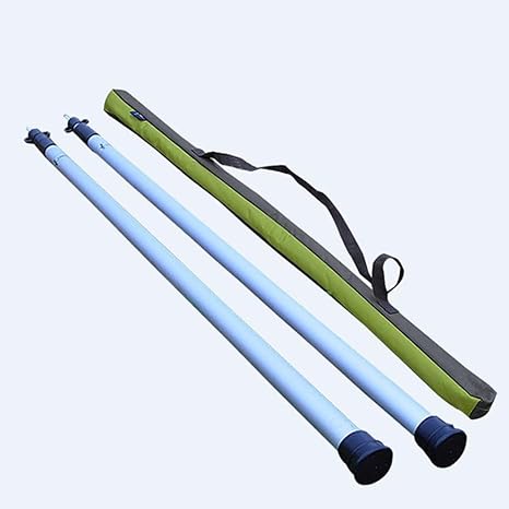 ZPF Poste telescópico Ajustable para Carpa de Lona, 2 Postes de