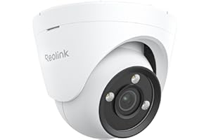 REOLINK CX820 ColorX PoE Security Camera, 4K UHD, True Color Night Vision, F1.0 Super Aperture, 1/1.8'' Image Sensor, HDR Technology, Person/Vehicle/Animal Detection, Spotlight & Siren Alarm