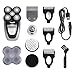 KEMEI Electric Razor for Men Bald Head Razor 5 in 1 Kit Hair Clippers Nose Hair Trimmer, Hair Razor for a Perfect Bald Look, Cordless and Waterproof Quick USB Rechargeable