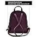 Dasein Fashion Designer Buffalo Leather Backpack with Bottom Zipper Compartment