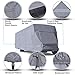 RVMasking Upgraded Waterproof Class C RV Cover, Fits 26'-29' RVs - Easy Installaiton Anti-UV Ripstop Camper Cover with Adhesive Repair Patch