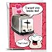 NobleWorks - Big Valentine's Day Greeting Card (8.5 x 11 Inch) - Jumbo Funny Card for Valentines, Stationery - Want You J2138VDG