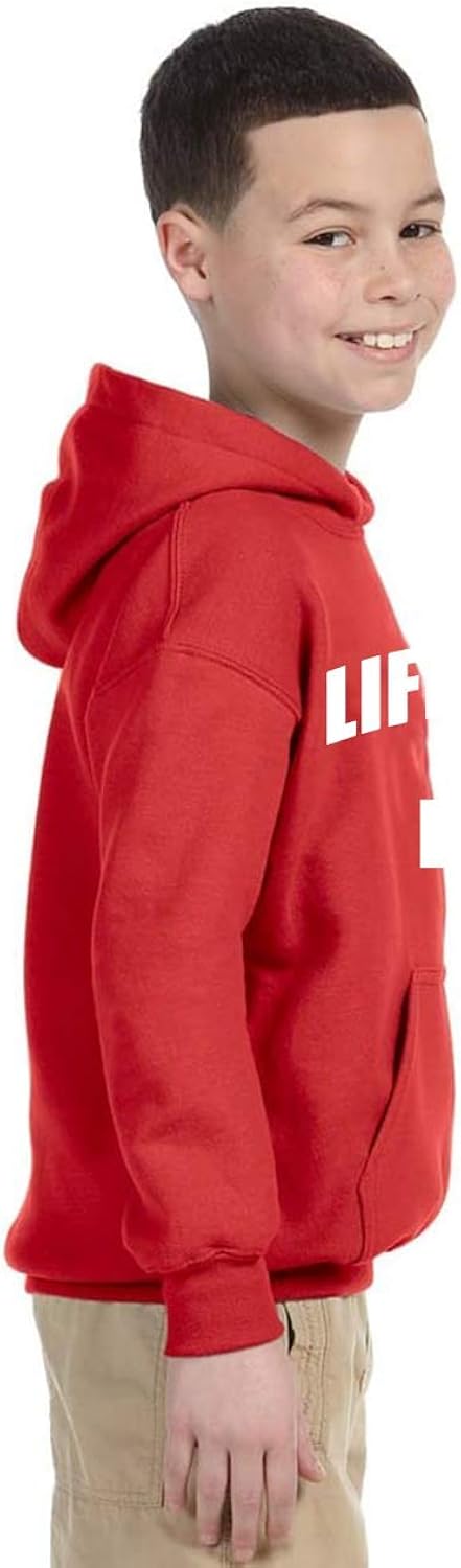 LIFEGUARD Officially Licensed First Quality Youth Kids Hooded Pullover Sweatshirt with Hood: Clothing