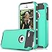 iPhone 5s Case,iPhone 5 Case,by Ailun,Soft TPU Bumper&Hard Shell Solid PC Back,Shock-Absorption&Anti-Scratch Hybrid Dual-Layer Slim Cover[Green]