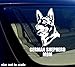German Shepherd MOM Decal Sticker Car Window Bumper I Love My Dog 5.5