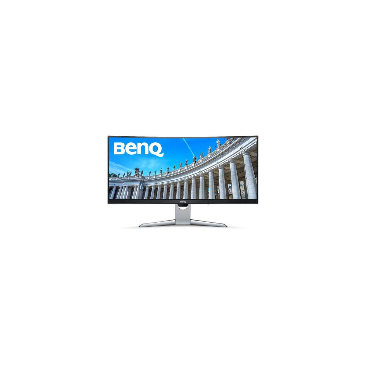 Monitor curvo para juegos BenQ EX3501R ultraancho de 35 pulgadas QHD 100 Hz con AMD FreeSync, Brightness Intelligence Plus, USB-C, HDMI y DP para una experiencia de juego óptima