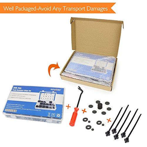 4 EZYKOO+Retainer+Clips+Plastic+Fasteners