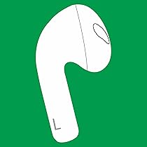Fone de ouvido esquerdo único A2564, substituição OEM para AirPods
