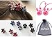 cuhair(TM) 10pcs bangs mini hair claw clip hair pin flower for girl mix colored