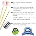 Natural Bamboo Marshmallow Roasting Sticks 100 Pieces 36 Inch 5mm Thick Extra Long Heavy Duty Wooden Skewers Hot Dog Shish Kabob Fire Pit Campfire 100% Eco Friendly Materials Bonus Reusable Fabric Bag