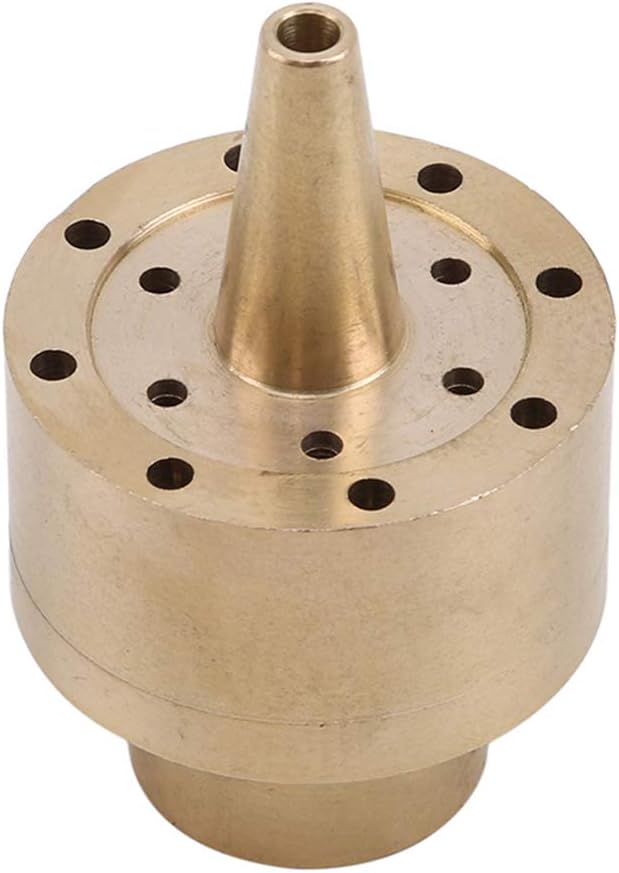 Yinew Springbrunnen Düsenkopf Gartenhof Teichbrunnen Messing Wasserdüse Feuerwerk Düse Sprühkopf,2