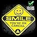 Bigtime Signs Smile You're On Camera Signs | Security System Surveillance Camera Sign - 12