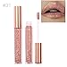 TOPBeauty Fashion Women Glitter Lip Makeup Waterproof Lip Gloss Nude Glitter Shimmer Focallure Lipstick Lip Kit #31