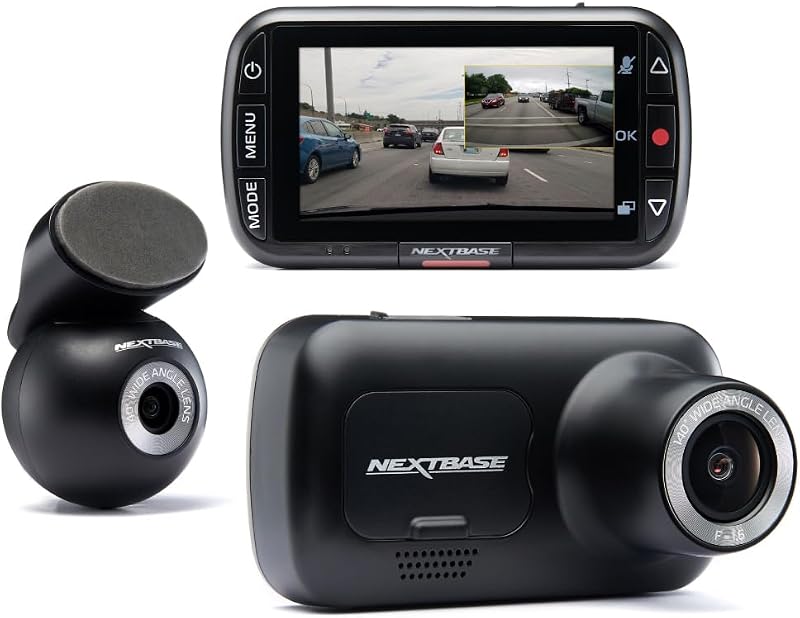 Nextbase 222XR Dash Cam Front & Rear 1080p 140° Night Vision 2.5" Screen