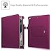 Fintie iPad 9.7 2018 2017 / iPad Air 2 / iPad Air Keyboard Case - Folio Stand Cover with Removable Wireless Bluetooth Keyboard for Apple iPad 6th / 5th Gen, iPad Air 1/2, Purple
