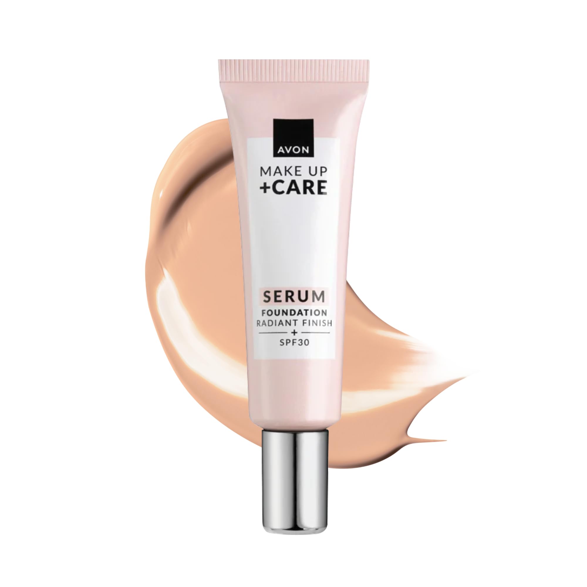 Avon Serum Foundation 30ml, SPF 30, Serum Infused Formula for Light-Medium Coverage, Locks in Moisture, Cruelty Free, Pale Pink — image 1