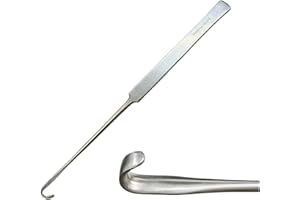 VR INSTRUMENT SUPPLY Spay Snook Hook 8" Veterinary Surgical Instruments Stainless Steel 2 Pieces