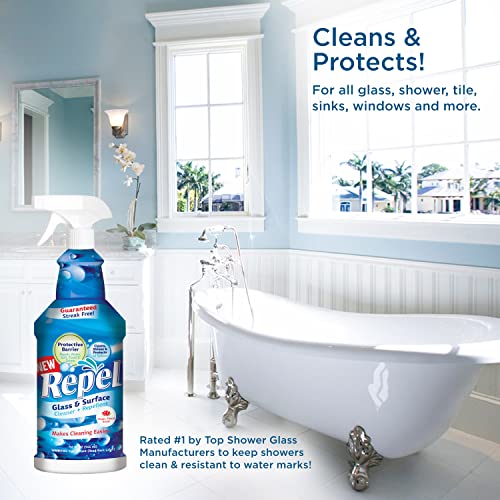 CleanX REPEL Glass & Surface Cleaner 32 fl. oz. Cleans & Repels