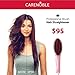 Carenoble Professional Hair Straightening Brush - Electric Heating Straightener Iron Hair Comb, LCD Display - Ceramic Hair Straightener - Makes Instant Straight Hair, Detangling Hair Brush, Free Bonus