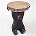 Bits and Pieces - Decorative Bear Accent Table - Realistic Bear Table - Indoor or Outdoor Resin Sculpture Patio Side Table - 20.5” x 13” x 14”