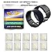GET BOLD SPORTS Waterproof Mosquito Repellent Bracelet, Pack of 2 / 10 Refills - Black