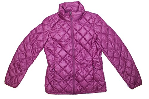32 Degrees Heat Ladies' Packable Jacket (Medium, Wet Purple Shine Melange)