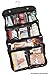 lebogner Hanging Cosmetic Bag, Toiletry Travel Organizer, 10 Pocket Packing Storage Kit