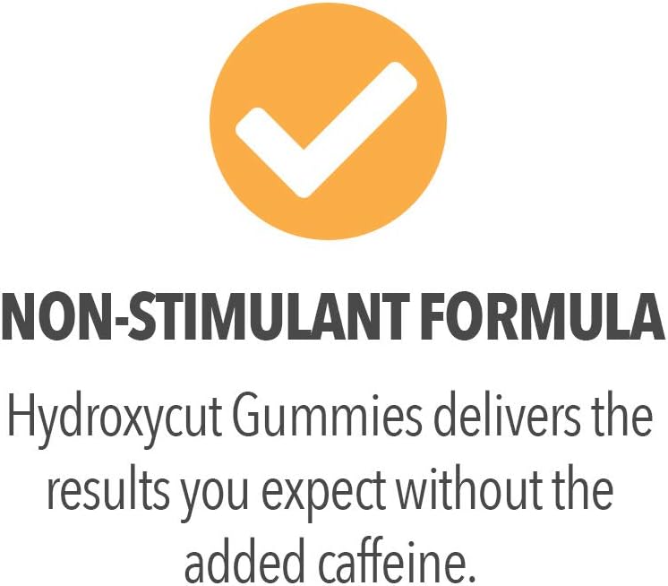 Hydroxycut Non-Stimulant Weight Loss Mixed Fruit Gummies, 90 Count: Health & Personal Care