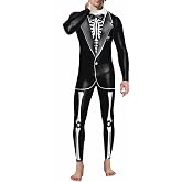 Bemeiren Halloween Superhero Bodysuit for Men Women Costumes 3D Print Zentai Jumpsuit Outfit for Adult cosplay party
