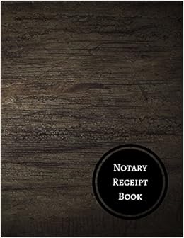 Notary Receipt Book Notary Log Journals For All