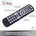 GE Universal Remote Control for Samsung, Vizio, LG, Sony, Sharp, Roku, Apple TV, RCA, Panasonic, Smart TVs, Streaming Players, Blu-ray, DVD, Simple Setup, 4-Device, Backlit, Black, 40081thumb 2