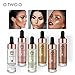O.TWO.O Liquid Highlighter Make-up Glow Face Contour, Make Up Glitter Brighten Shimmer for Pale and Deeper Skin Tone (#1)