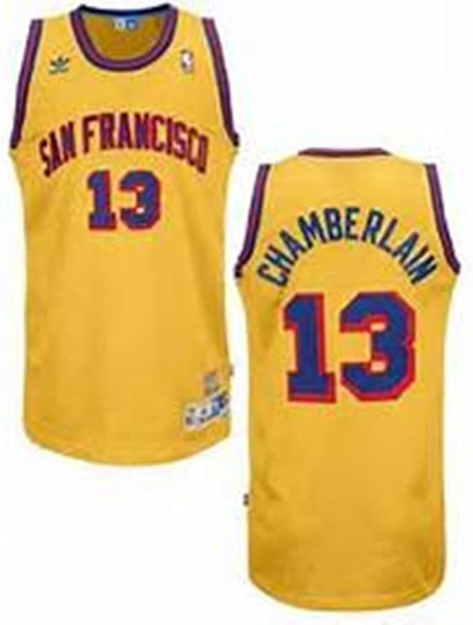 Amazon.com: Wilt Chamberlain #13 San Francisco Warriors NBA Throwback Jersey Rare!: Clothing