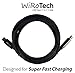 WiRoTech USB C Cable, Black USB-C to USB-C Fast Charging Cable (10 feet, Black)
