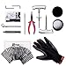 WYNNsky Heavy Duty Tire Repair Tools Kit - 54 Pcs Flat Tire Plug Kit for Motorcycle, ATV, Jeep, Truck, Tractor